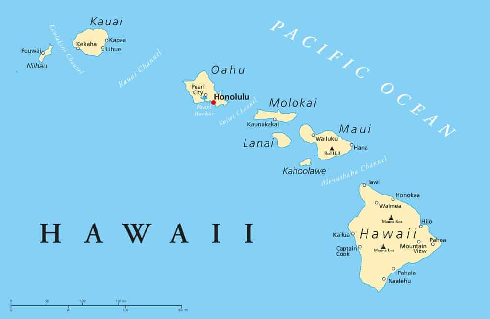 Hawaii map