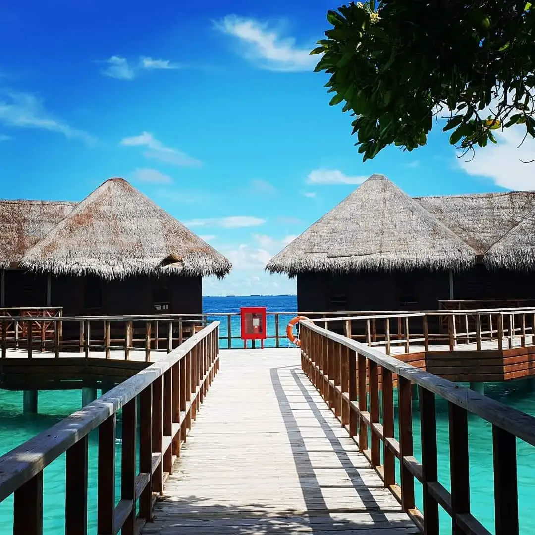 maldives over water bungalow