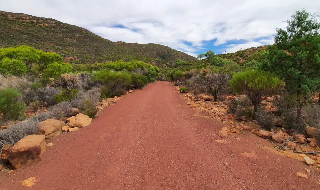 Adelaide to flinders ranges 
hiking track