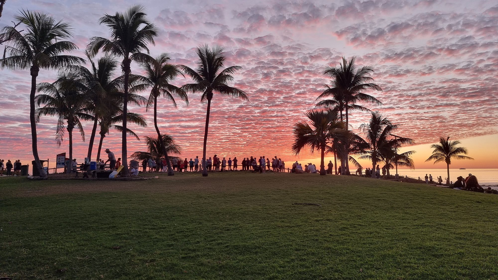 Pink sunset overlooking Cable Beach - Broome itinerary